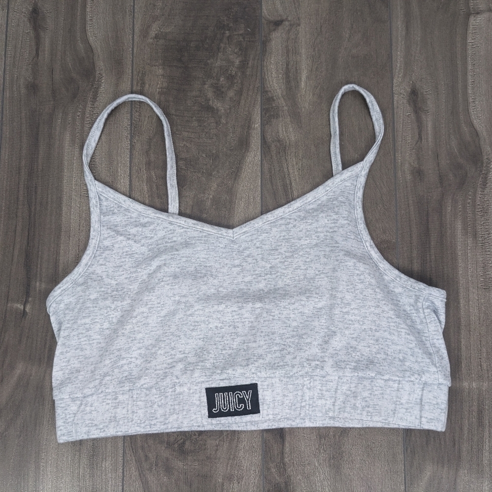 Juicy Couture Sleepwear Size Large Grey Bra Top